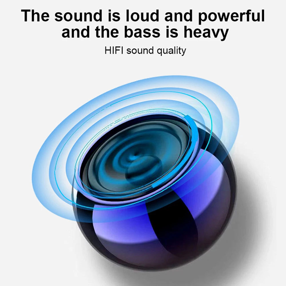 Flash Wireless Bluetooth Lautsprecher – Tragbarer Mini-Metall-Subwoofer für den Außenbereich