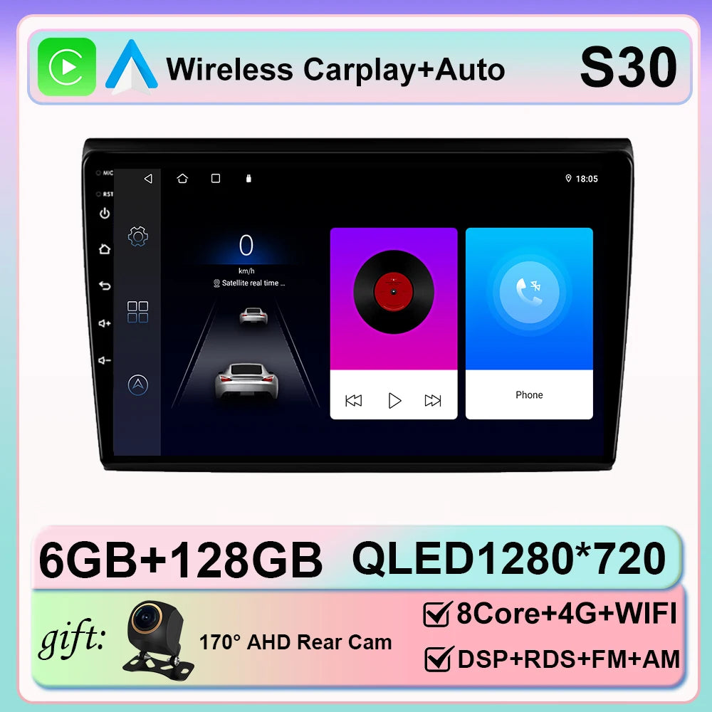 Android 16 For Fiat Bravo 198 2 II 2007 - 2014 2K QLED Stereo Car Radio Multimedia Video Player GPS 4G CarPlay