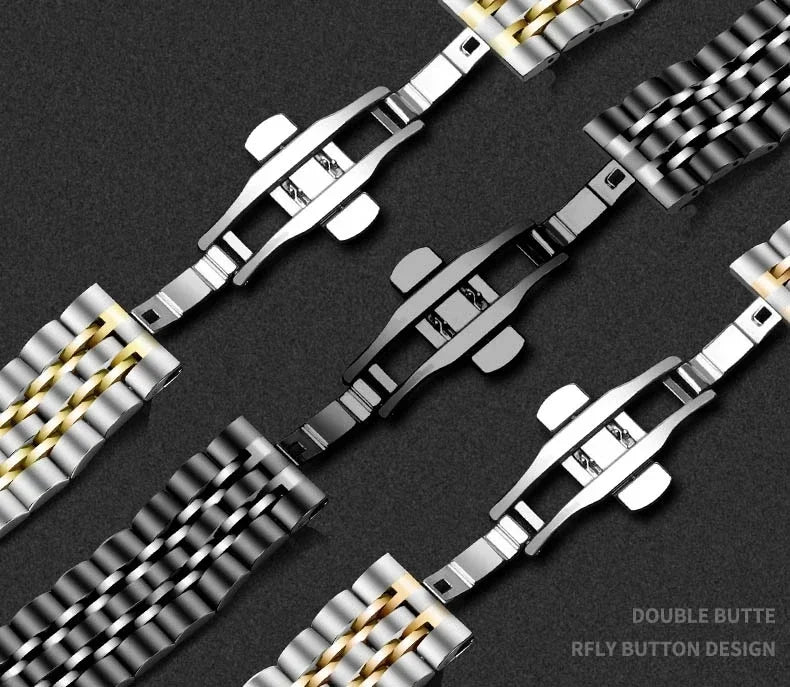 22mm Watch Stainless Steel Strap For KOSPET TANK T2 T3 M2 M3 Smartwatch Bracelet Band TANK T3 M3 Ultra Metal Correa Wristband