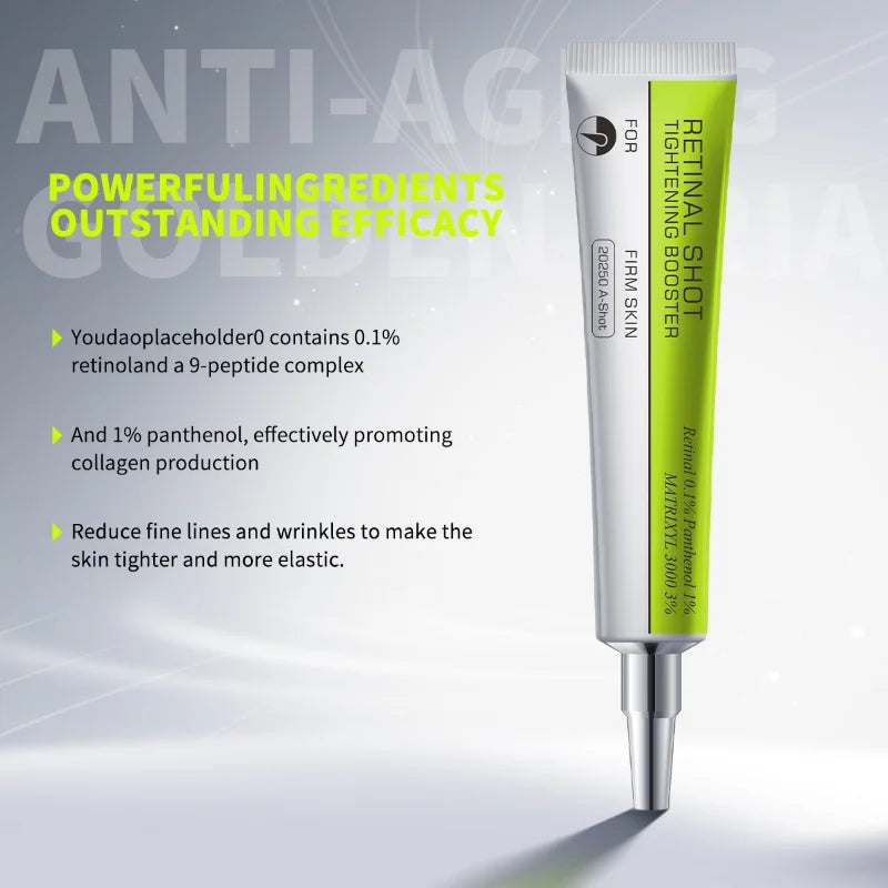 Retinol & Panthenol %1 Göz Kremi ve Serum Seti – C Vitamini, Nemlendirici, Sıkılaştırıcı, Halka ve İnce Çizgi Bakımı