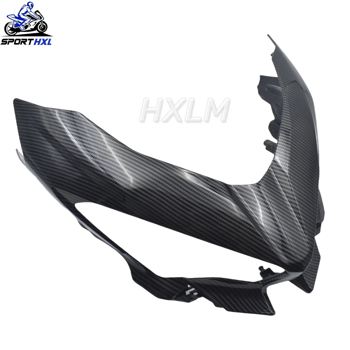 Front Head Upper Nose Fairing Headlight Deflector Plate Shroud Cover Cowling For Ninja400 NINJA250 2018 2019 2020 2021 2022 2023