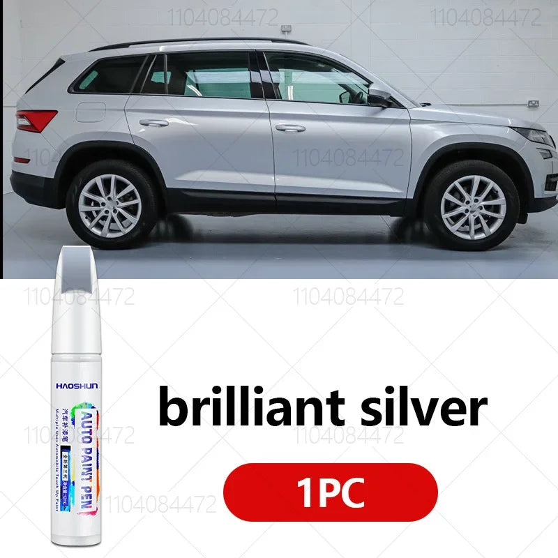 For Skoda Kodiaq 2016-2025 NS Paint Repair Pen Touch Up Scratch Remover DIY Auto Accessories Black White  Red Orange Silver Blue