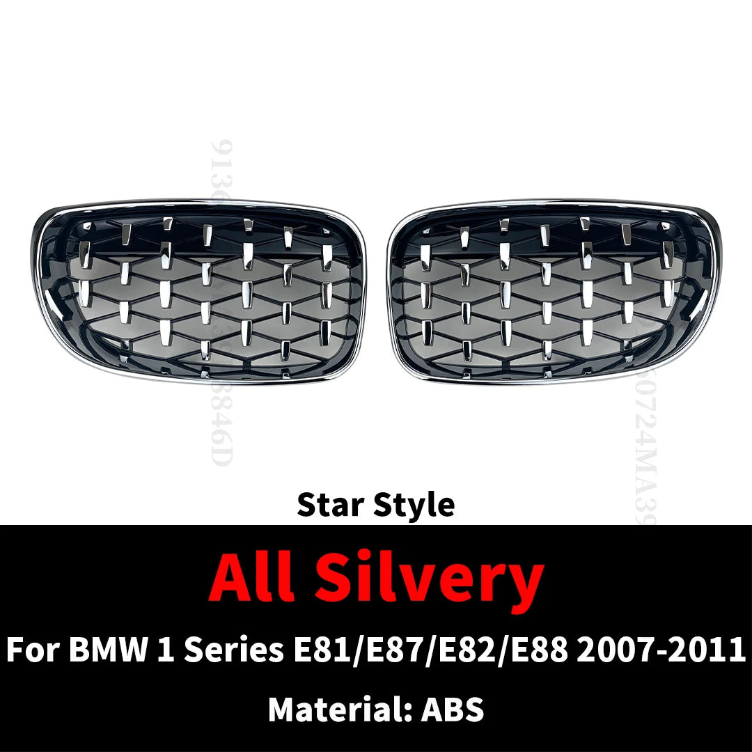 Front Inlet Grille Bumper Grill Tuning Accessories For BMW 1 Series E81 E87 E82 E88 2007-2011 like 120i 120d 130i 135i Coupe