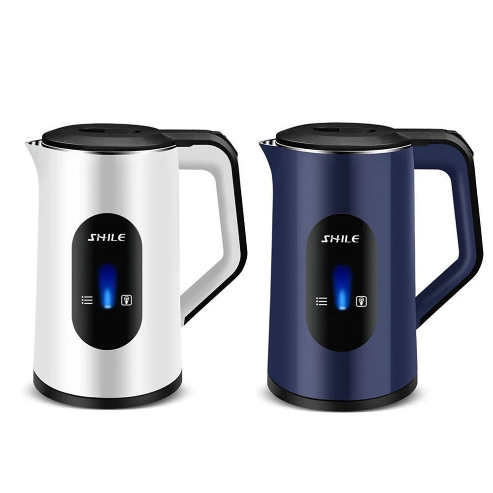 2,2L Edelstahl Wasserkocher – Digitalanzeige, Abschaltautomatik, 1500W Schnellkochfunktion, für Tee und Kaffee