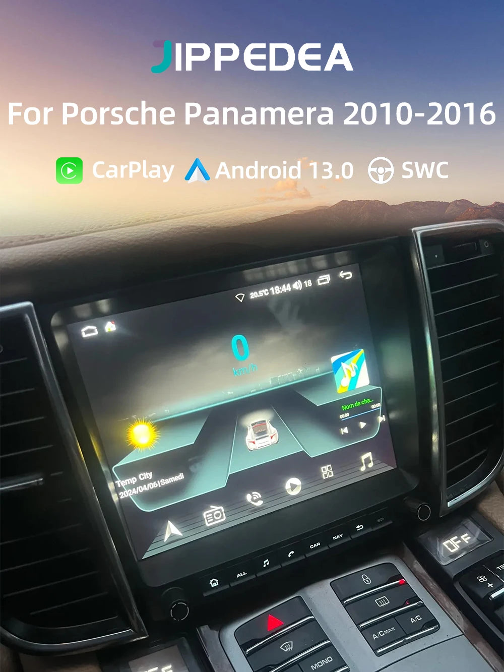 For Porsche Panamera 2010-2016 Android 13.0 GPS Navigation WiFi Multimedia Video Player DSP Stereo Car Radio CarPlay Bluetooth