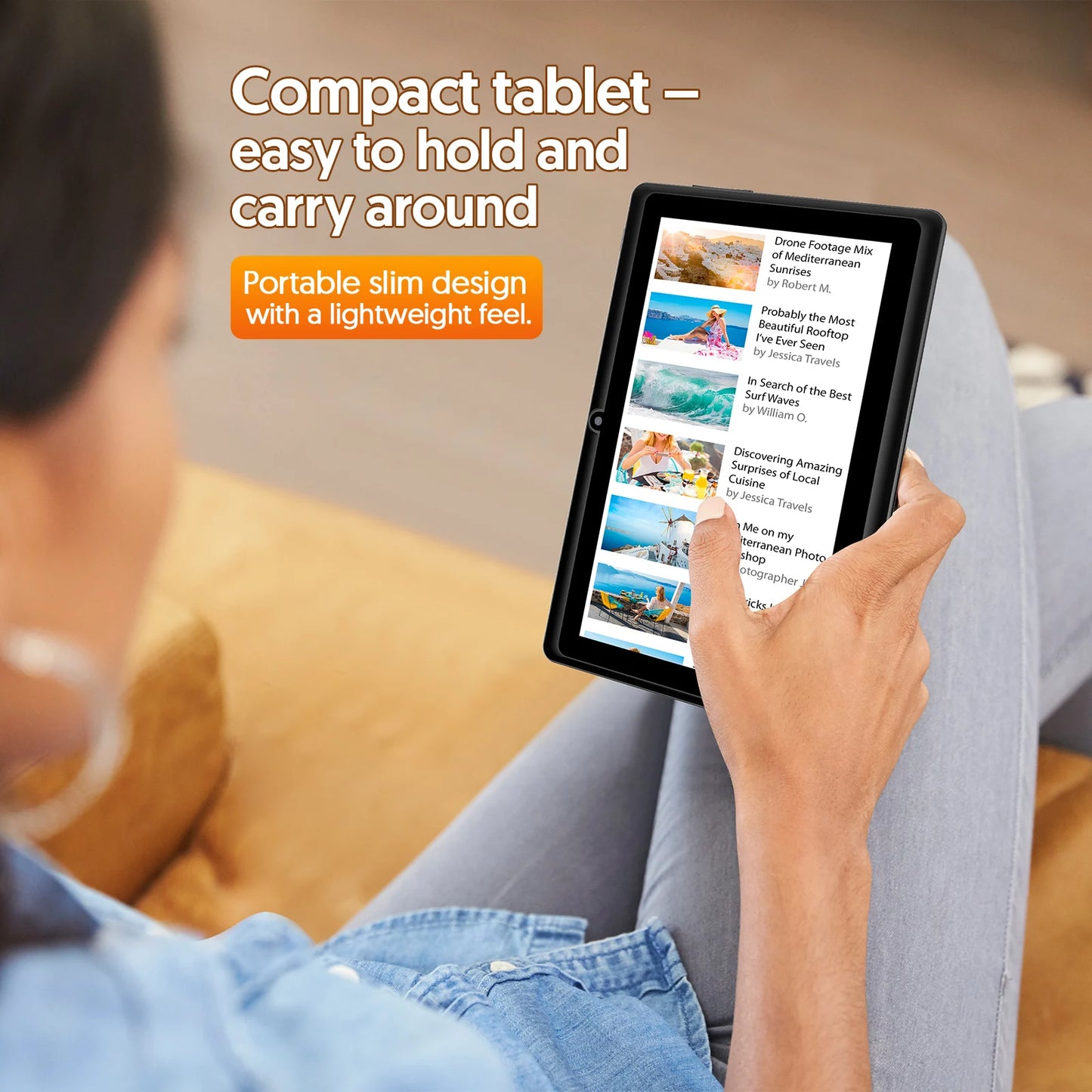 7 inç Android 13 Tablet - 4GB RAM, 32GB Depolama, 3500mAh Pil, HD IPS Ekran, Çift Kamera, WiFi, Bluetooth