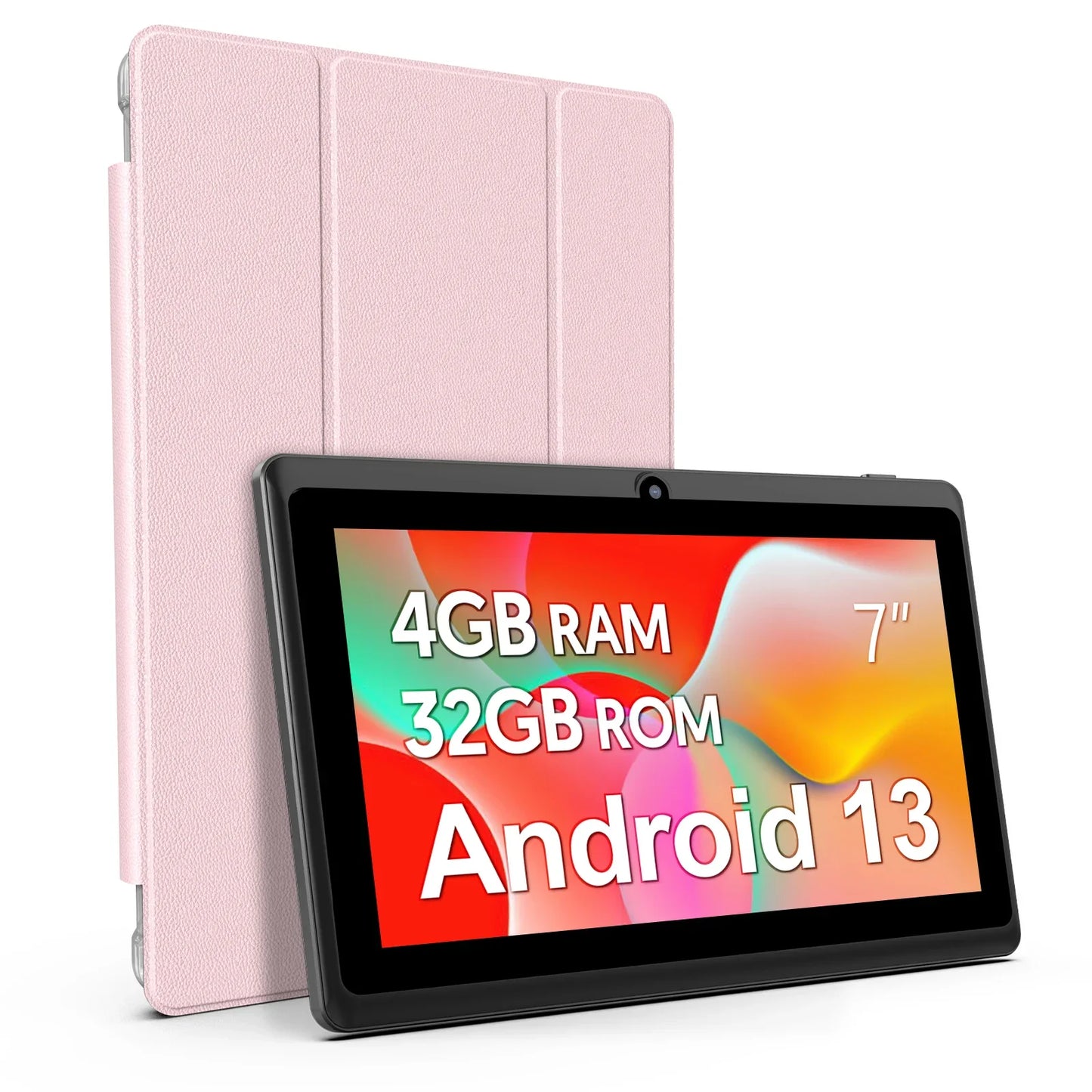 7 inç Android 13 Tablet - 4GB RAM, 32GB Depolama, 3500mAh Pil, HD IPS Ekran, Çift Kamera, WiFi, Bluetooth