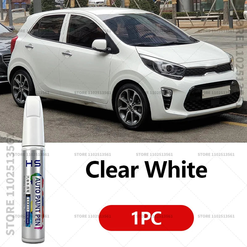 Car Paint Repair Pen For KIA Morning Paint Scratch Repair Accessories Yellow Clear White Alice Blue Green Midnight Black Silver
