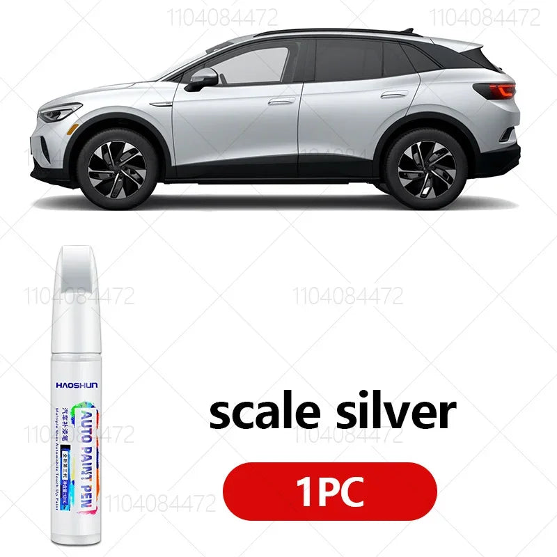 For Volkswagen ID.4 2020-2025 BDA  Paint Repair Brush Touch Up Scratch Remover DIY Auto Accessories Black White Gray Blue silver