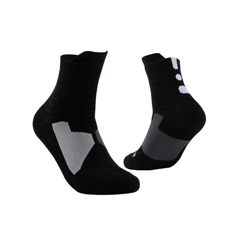 5Pairs Athletic Socks for Men Women Football Basketball Baseball Rugby Soccer Running Hiking Tennis Skateboard