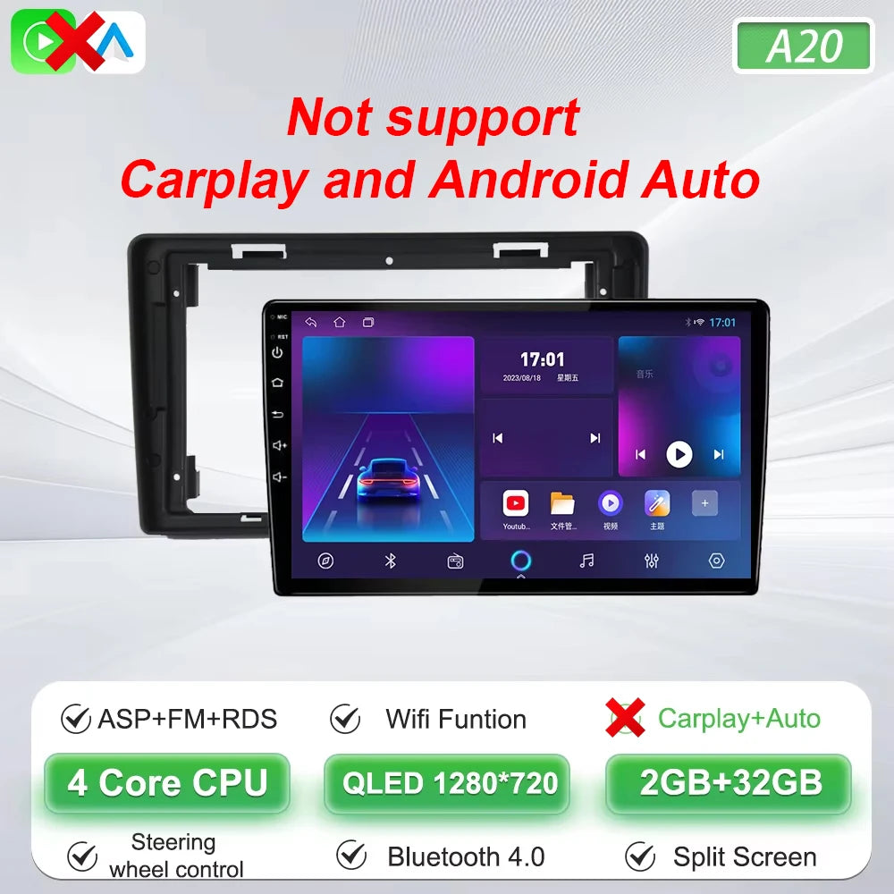 Car Multimedia Radio Player For Citroen Berlingo B9 Peugeot Partner 2008 - 2019 Carplay Auto Navigation GPS Stereo Android 16 BT