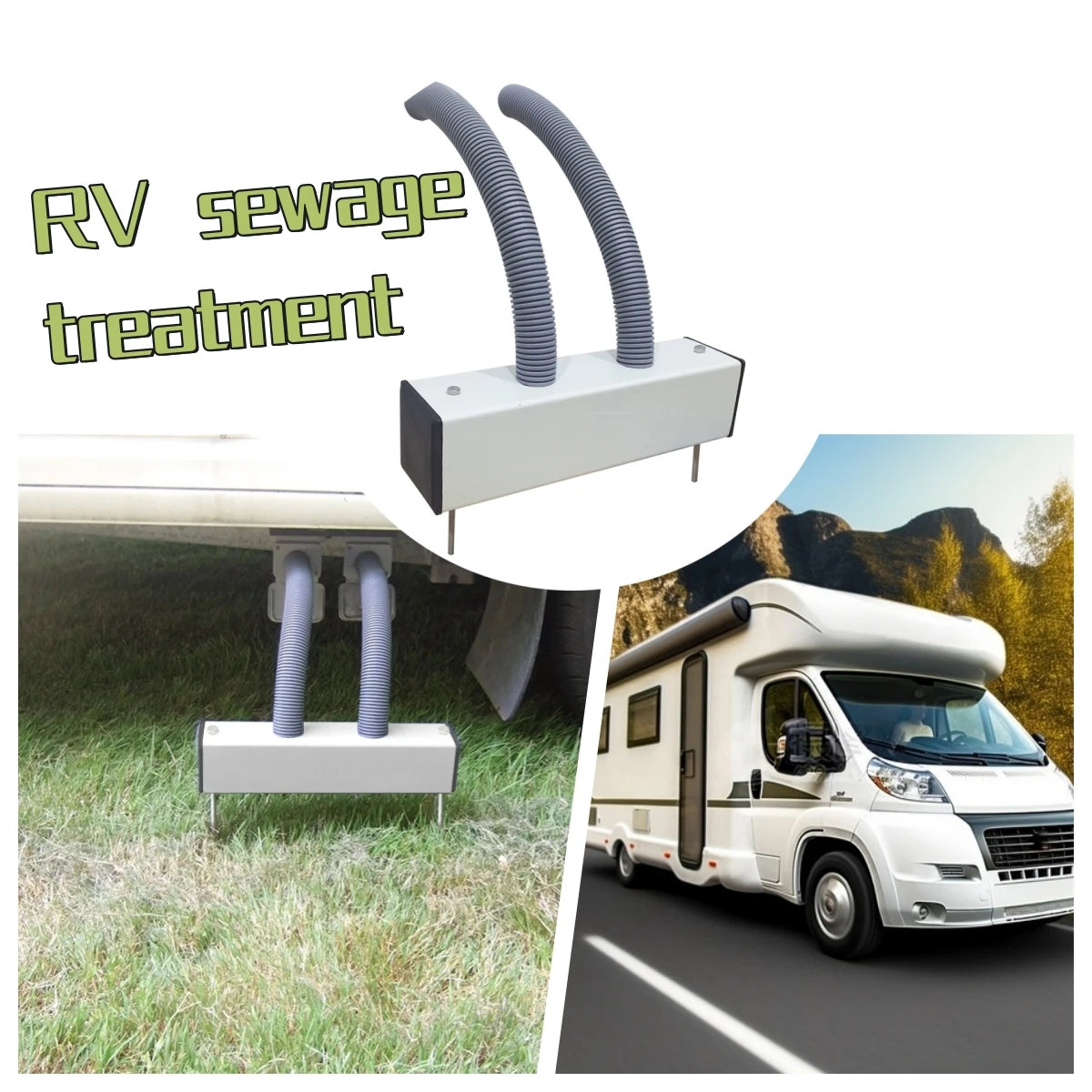 Karavan ve Motorhome için Çevre Dostu Gri Su Biyofiltre Sistemi – Çift/Tek Boru, Kokusuz Atık Su Arıtma