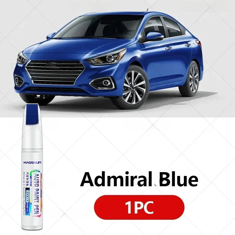 For Hyundai Accent MC RB HY XP 2000-2025 Paint Repair Pen Touch Up Scratch Remover DIY Auto Accessories Black White Blue Silver
