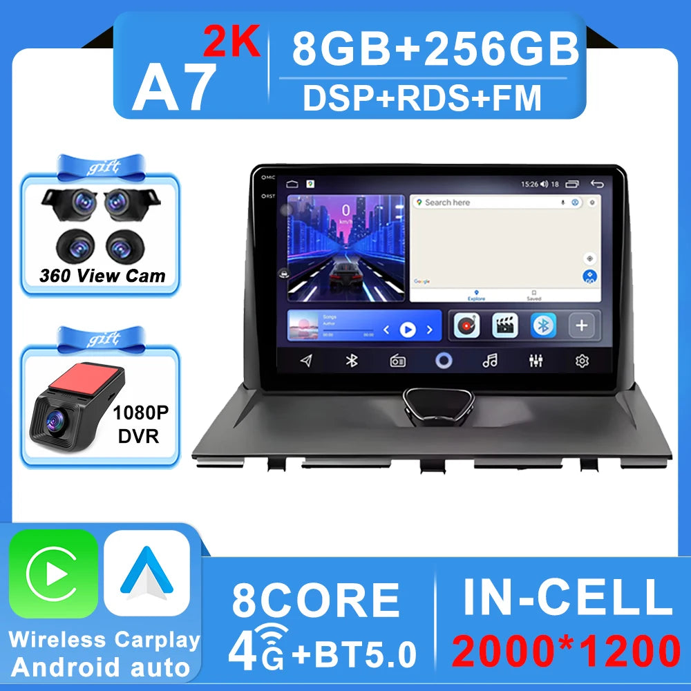 Car Radio Carplay For Peugeot Expert 2 G9 For Citroen Jumpy For Fiat Scudo For Toyota Proace 2007-2017 Navigation GPS No 2din 4G