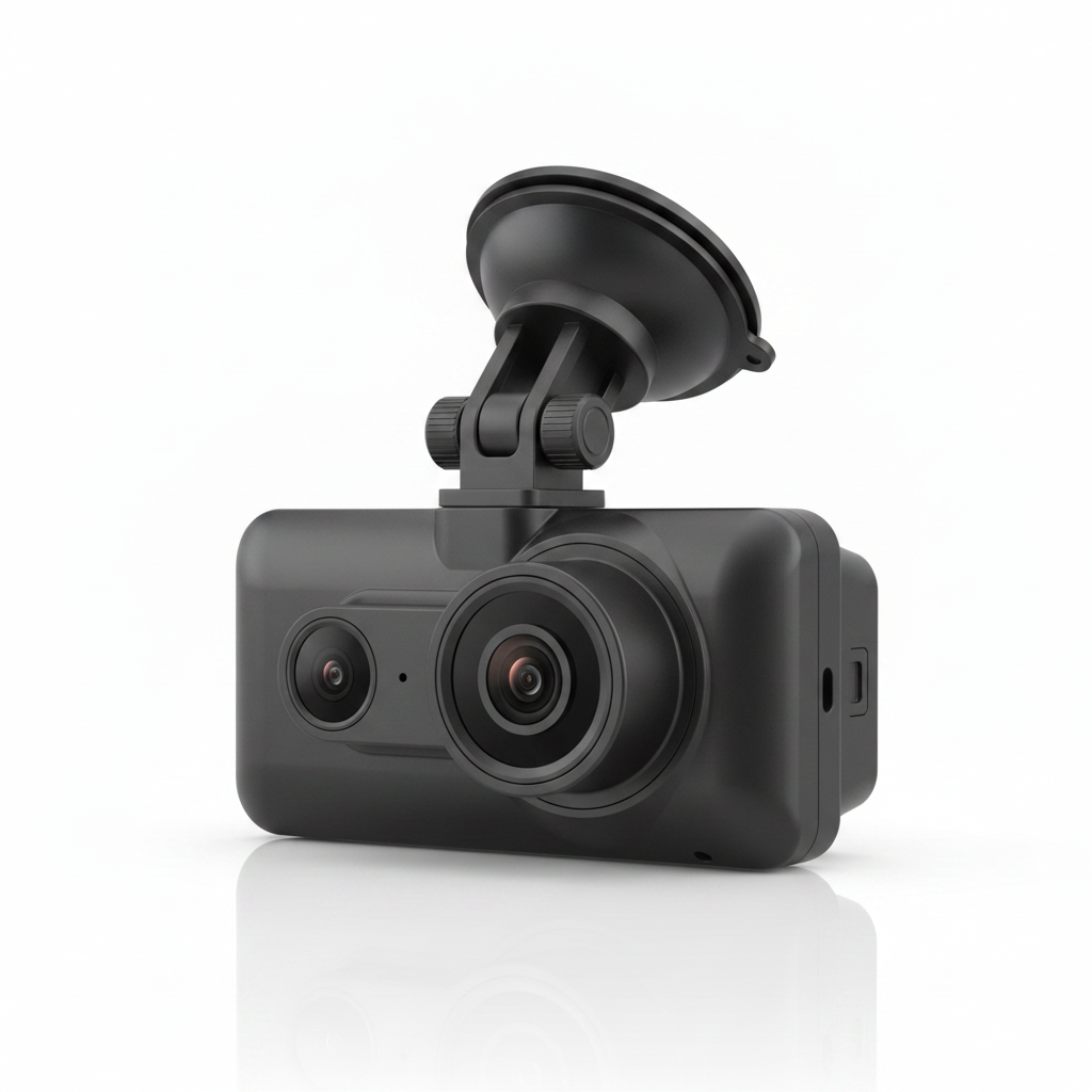 Yeni HD 1080P Üç Kayıtlı Araç Kamerası WiFi Bağlantılı Kızılötesi Gece Görüşü Park İzleme Geri Görüş
