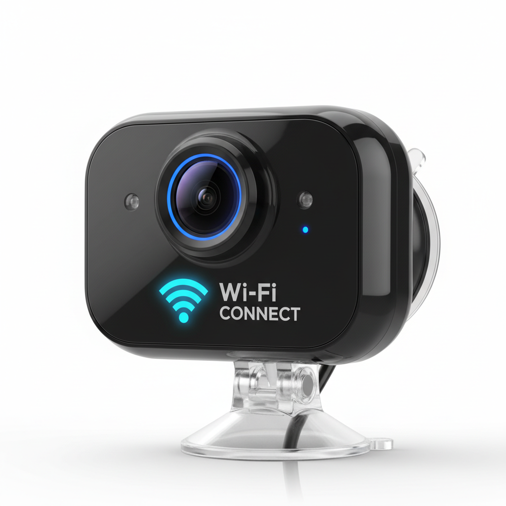 Yeni HD 1080P Üç Kayıtlı Araç Kamerası WiFi Bağlantılı Kızılötesi Gece Görüşü Park İzleme Geri Görüş